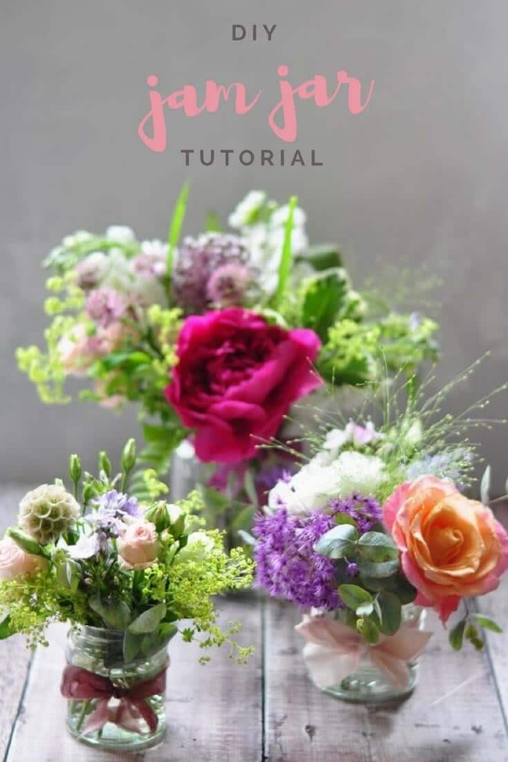 Simple DIY Garden Flower Arrangement - Sanctuary Home Decor