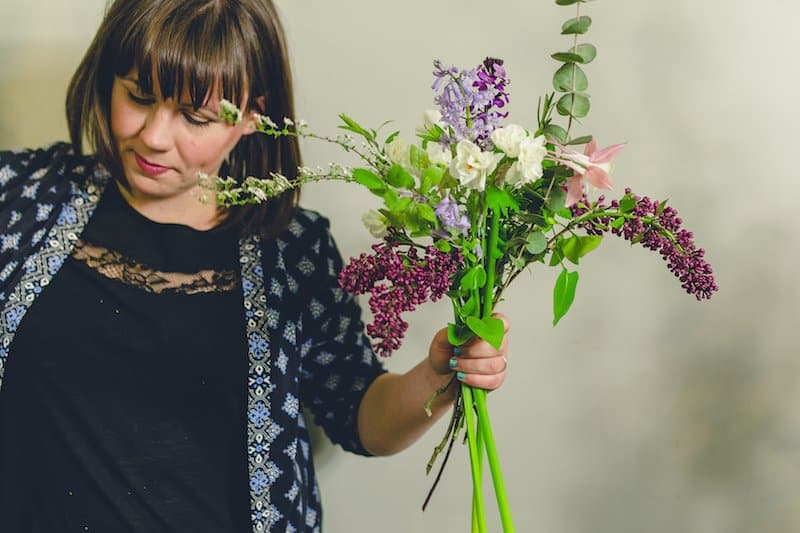 Green Parlour florist reading flower courses