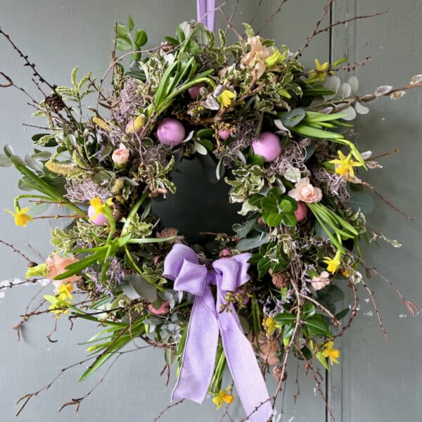 Spring Door Wreath