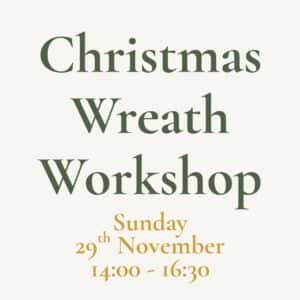 Christmas Wreath Course | Sunday 29th November 14:00-16:30