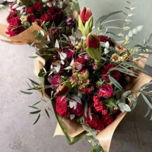 Festive Red Bouquet