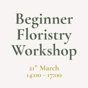 Beginner floristry workshop in Berkshire.
