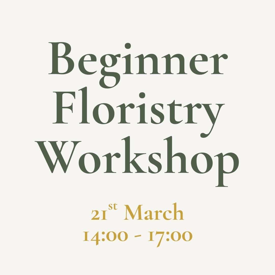 Beginner floristry workshop in Berkshire.